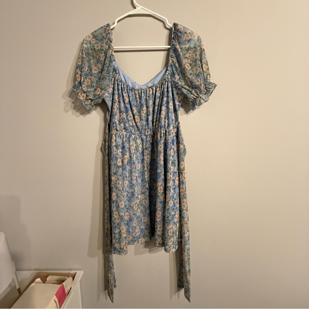 Floral Puff Sleeve Dress